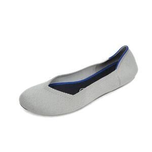 Rothy’s Birdseye Flax The Flat Slip-On Round Toe Comfort 8.5